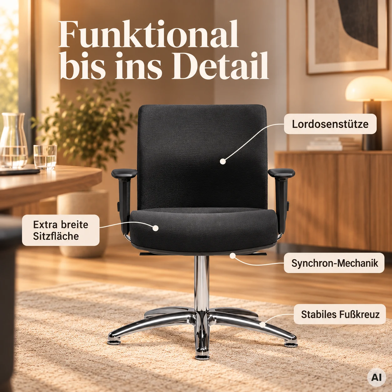 MyChair ME - Konferenzstuhl auch als Schwerlast Besucherstuhl